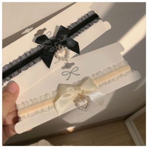 FLYING Cute Lolita Necklace Cosplay Party Y2K Ribbon Necklace Gifts Sweet Cool Romantic Jewelry Women Girls