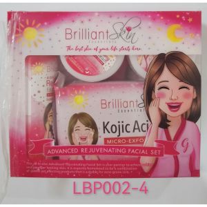 FACIAL TONER FACIAL CREAM SUNSCREEN GEL CREAM SPF30 DMakeup Brilliant Skin Essentials Advanced Rejuvenating Facial Set BRILLIANT REJUV SET SOAP