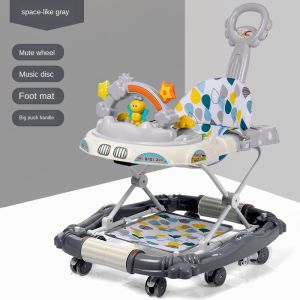 【Wuxih】High Quality Baby Walker Multi-Functional Anti-Rollover Boys And Girls Anti-O-Leg Hand Push Can Sit Rocking Ho  porzingis.sg