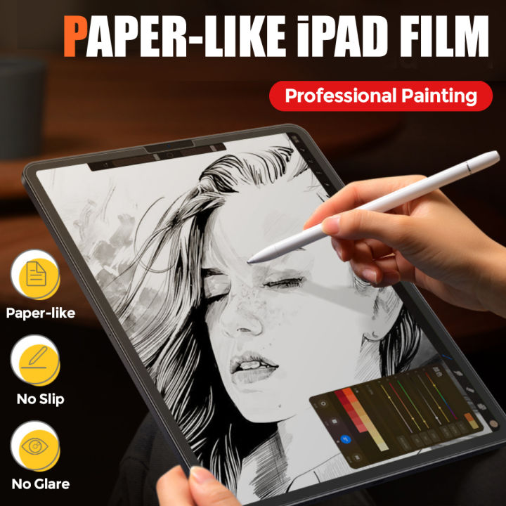 TCF Paperlike Feel Matte Film Drawing Screen Protector for iPad
