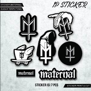 STICKER BRAND MATERNAL DISASTER STICKER LOGO STICKER BRAND MATERNAL