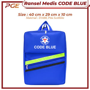 Ransel Medis Code Blue Bag Tas Perlengkapan Medis Emergency Kit Tas P3K SAR