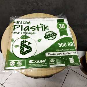 Kantong Kresek HD Tebal Uk 30 / Kantong Plastik Putih Tebal ISI 500gr