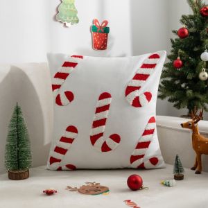 Sofa Cover Self-use Cushion Cover Warmth Function Elegant Home Style Festive Atmosphere Christmas