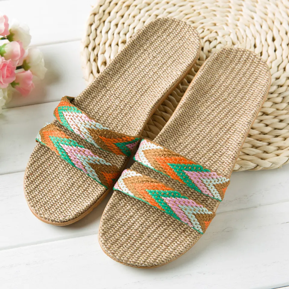 Beach Indoor Toe Slippers Fashion -slip Women's Shoes Flat Open