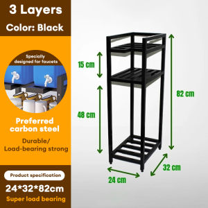 Multi-layer Water Tank Rack Bucket Rack Kitchen Stand Heavy Duty Container Rack Water Gallon Rack