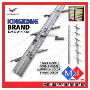 1 PAIR KINGKONG 8/7 Layers Blade Traditional Naco Window Local Louver Naco Single Double Blade Control 百叶窗那哥