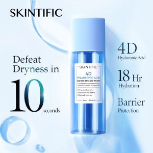SKINTIFIC Toner Wajah Facial Skincare - 5% Ceramide Soothing Toner 80ML Face Hydrating / Glycolic Acid Daily Clarifying / PURE CENTELLA ACNE CALMING TONER / NIACINAMIDE BRIGHTENING ESSENCE TONER / 4D HYALURONIC ACID BARRIER ESSENCE TONER