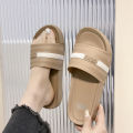 slipper for women 2025 new fttilop Womens fashion slippers sandals simple strap velcro slippers. 