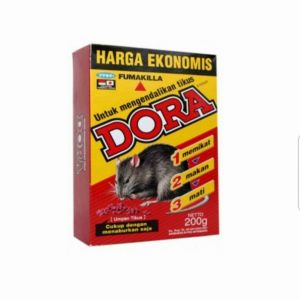Racun Tikus Cap Dora 200 gr (Japan Quality) / Harga ekonomis / Memikat Makan Mati