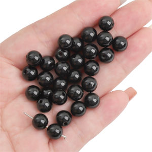 20-50pcs 6mm Glass Solid Vintage Round Beads for DIY Necklace Bracelet Jewelry Making