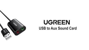 UGREEN Sound Card External 3.5mm USB Adapter