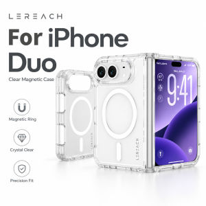 Magnetic Case For iPhone Duo Fold Raised Edge Anti-Fingerprint Wireless Charging CA1001
