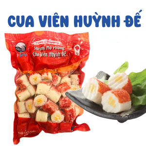 Viên Cua Huỳnh Đế Surimi Mô Phỏng Cua Viên Gói 454gr - Thương hiệu Lichuan