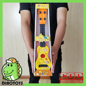 DINOTOYS MA20 Mainan Alat Musik Anak Ukulele Anak Mainan Gitar Ukulele Anak Mainan Alat Musik Kwalitas Premium 4 Senar