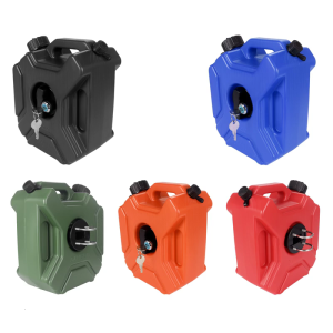 Portable 3L Motorcycle Spare Gas Tank Flexible Hose Corrosion Resistant for Adventure Rides Accessories