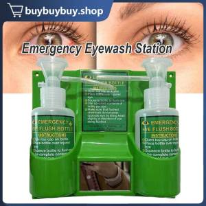Emergency Eyewash Station Safety Skin Shower Double Empty Eyewash Portable Emergency Eyewash Station