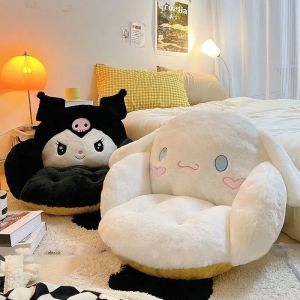 Sanrio MyMelody Kuromi Cinnamoroll Pochacco Anime Plush Full Surround Keep Warm Cushion Dormitory Office Chair Cushions
