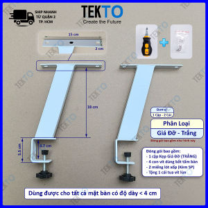 Giá đỡ kẹp nâng thêm tầng cho bàn và Tấm Ván MDF dày 15mm size 25x50 và 25x75cm - 816