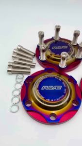 [ITSOK]Rave SUV Pick Up Universal Mag Wheels Titanium Burnt Center Hub Cap Cover for 139 PCD