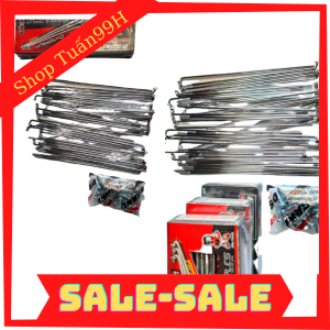 Bộ 2 bánh căm nan hoa Osaki Crom Thái loại 1 dành cho bánh xe máy