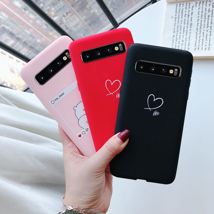 For Samsung Galaxy S10 Plus S10 S10E Phone Case Cute Soft