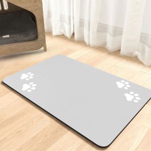 OUREAL Absorbent Pet Feeding Pad Anti Slip Dirt Resistance Pet Mats Simple Diatom Mud Cat Dog Sleeping Mat