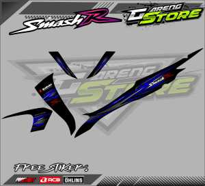 STRIPING VARIASI MOTOR SMASH R / STICKER LIST VARIASI SUZUKI SMASH R