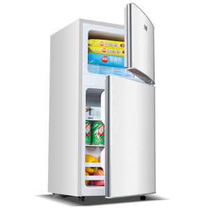 Two Door Mini Fridge with Freezer – Compact Refrigerator for Home Office Dorm & Small Spaces