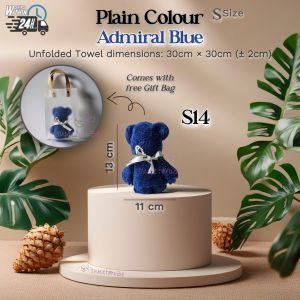🇸🇬 Adorable Bear Towel Gift Set with Free Gift Bag for Wedding Favor Door Gift Childrens Day Teachers Day Goodie Bag