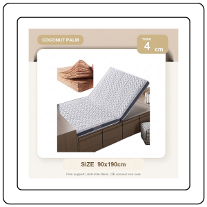 【JJ HOME】Coconut Fiber Mattress / Foldable / 4 Sizes / 4cm