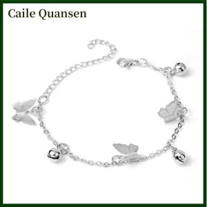 Caile สร้อยคอโซ่แฟชั่นรูปผีเสื้อสวยๆปรับความสวยได้กำไลแต่งงานกำไลข้อมือน่ารักสำหรับผู้หญิงเครื่องประดับงานปาร์ตี้ของขวัญ