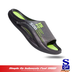Dejavu Neivus 229 3635 F818 D58 Sendal Selop Cowok Sandal Slop Pria Kekinian Eva Rubber Ringan Keren 38-45
