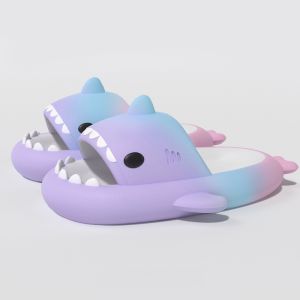 Inaso Sandal Hiu Sandal Karet Anak Jelly Motif Baby Shark Sendal Selop Karet Slop Hiu Dewasa Perempuan / Laki - Laki Anti Slip HSN601