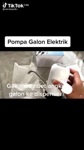 Pompa galon otomatis recharged