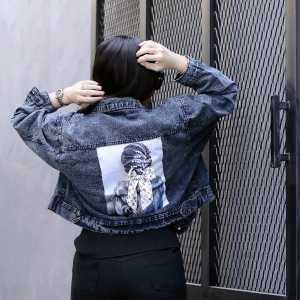 JAKET JEANS WANITA JUMBO XXL LD 130 TERBARU KEKINIAN TERMURAH BERKUALITAS TERBAIK