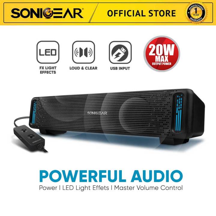 AudioBox U150 | SonicGear SonicBar U200 | Powerful Wired Sound Bar