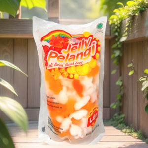 Rainbow Jelly Pelangi Rasa Leci 500 Gram Halal Jeli Campuran Es Buah Nata De Coco Minuman Jely Murah