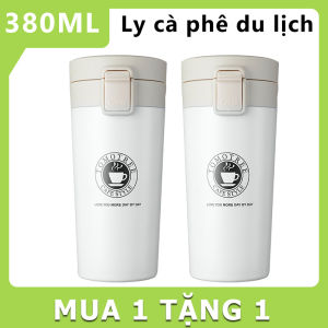 Mua 1 cái giao 1 cái .Cốc ly cafe Inox 304 hai lớp giữ nhiệt nắp kín dung tích 380ml