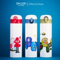 [ส่งจากไทย] Diller Thermo Flask 480ml MLH9103 กระติกเก็บความเย็น/ร้อน ฝากดยกดื่มพร้อมล็อก สแตนเลส 2 ชั้นพร้อมฉนวนสูญญากาศเก็บเย็น 24 ชม กระติกน้ำเก็บอุณหภูมิ กระติกน้ำพกพา กระติกเก็บเย็น Water Bottle ขวดน้ำไปโรงเรียน ขวดเก็บเย็น. 