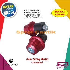 PROMO Jalu Stang Motor Full CNC Bandul Ujung Setang Stir Nmax Lexi PCX Aerox Vario Beat Mio Fino Dll Semua Motor Bisa