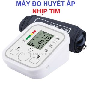 Có Giọng Nói Tiếng Việt - Máy Đo Huyết Áp Nhịp Tim Điện Tử Bắp Tay Tự Động Phiên Bản Cao Cấp Đo chính xác