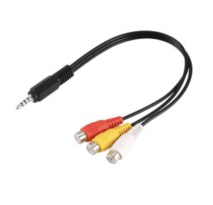 Dây chuyển từ jack 3.5 ly sang 3 đầu bông sen cái - C22 (Shop Reder)