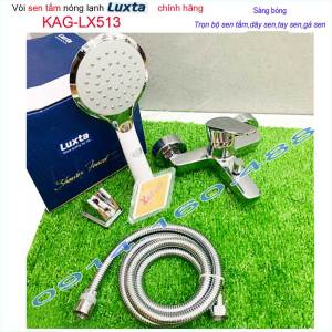 [HCM]Vòi sen tắm nóng lạnh Luxta KAG-LX513 Best sale trọn bộ vòi sen nóng lạnh thân to nước mạnh sử dụng tốt