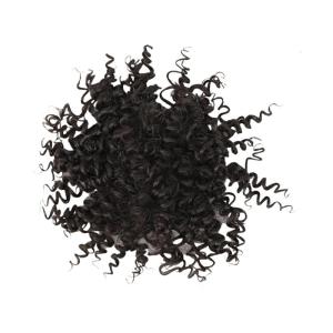 African Afro Hair Scrunchie Synthetic Fibers Bun Hairtie For Quick Hair Styling Fashion Enthusiasts Special Occasion