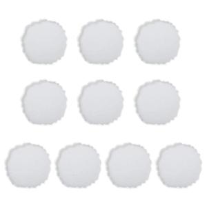 DIY Arts Craft Cups Mats Coaster Mold Handmade Glossy Mug Pad Resin Casting Mold Making Epoxy Silicone Mould