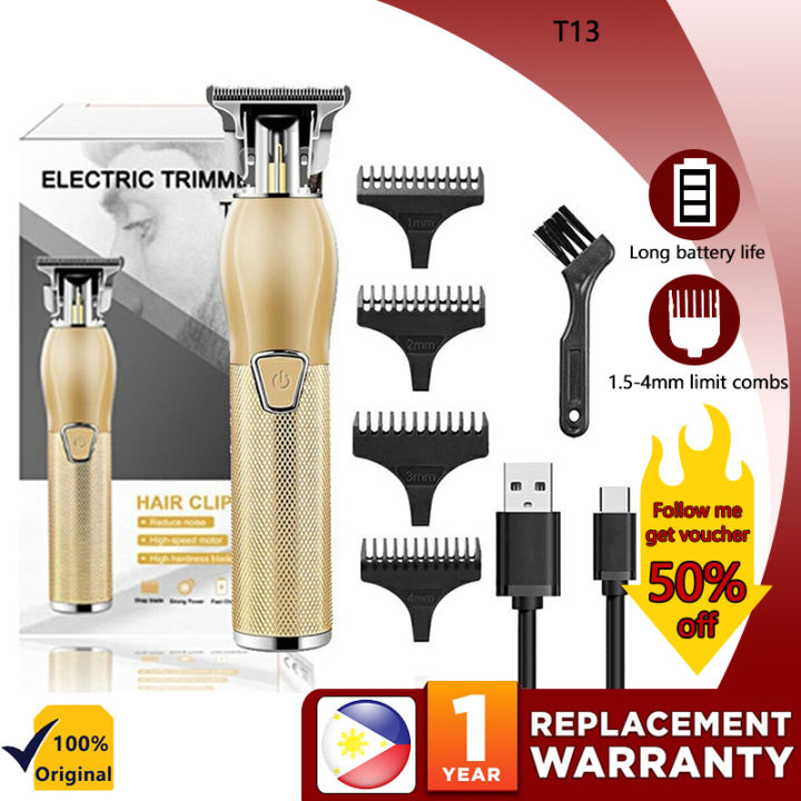 T13 Electric Hair Trimmer Professional Pomade Hair Engraving Cutter