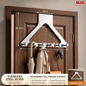 Multi‑Hook Over The Door Hanger Rack Space‑Saving Door Back Organizer for Clothing Keys Bags Home Bedroom Storage