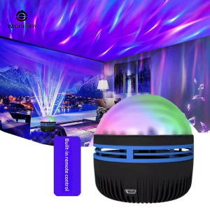 Dẫn bầu trời đầy sao đèn chiếu với điều khiển từ xa đèn đổi màu xoay cho phòng ngủ và bầu không khí bên