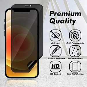 Hydrogel Anti SPY Matte IPHONE 11 11 Pro 11 Promax X XS XSMAX XR SE 3 2022 SE 2 2020 8 8+ 7 7+ 6 6S 6+ 6S+ Anti Gores Gelap Hitam Tidak Bisa Lihat Dari Samping / Pelindung Layar Depan Privasi Anti Peeping - Intip / Temperd Glas Jely Full Cover Plus s +